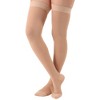 Absolute Support Women’s 20–30mmHg Opaque Compression Thigh Highs – Firm Support Stockings with Silicone Top for Circulation & Swelling Relief, A203W - 4 of 4