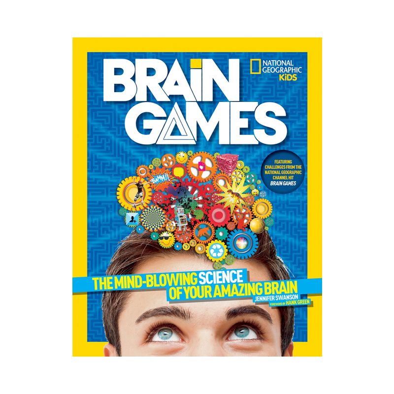 Brain Games ( National Geographic Kids) - by Jennifer Swanson (Paperback), 1 of 2