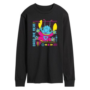 Men's - Disney - Lilo & Stitch Long Sleeve Graphic T-Shirt - 1 of 4