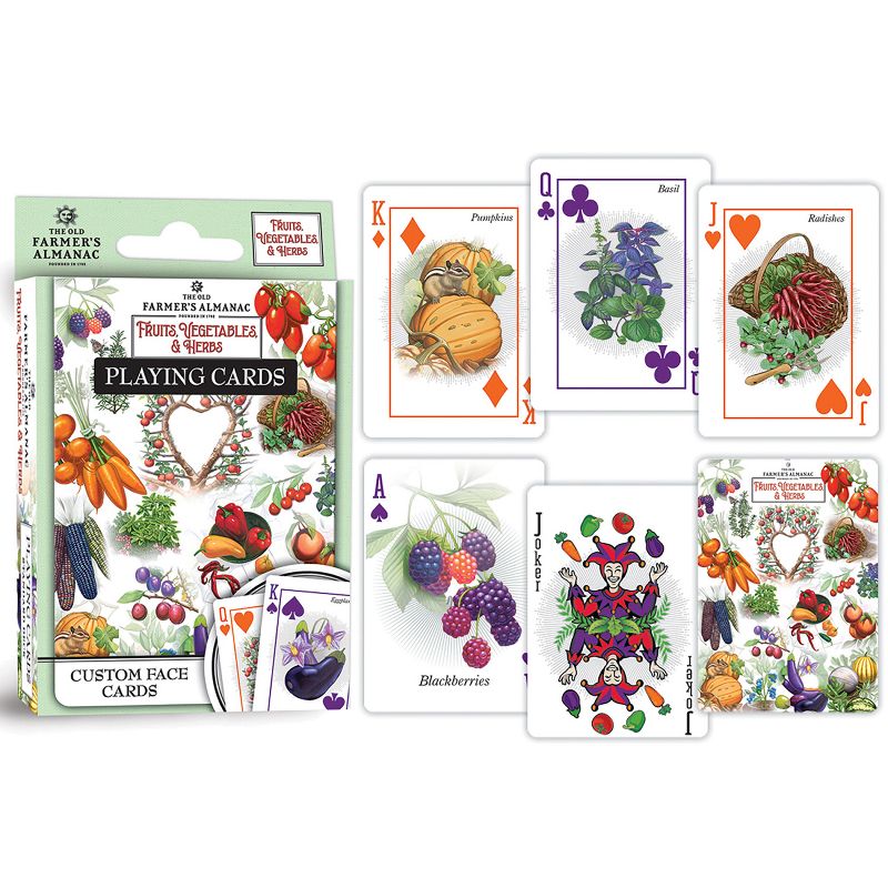 MasterPieces Officially Licensed Farmer's Almanac Fruits Playing Cards - 54 Card Deck for Adults, 4 of 6