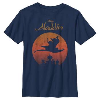 Boy's Aladdin 90's Spring Break Genie T-shirt - Royal Blue - X Small :  Target
