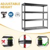 Atlas Shelving 4-Tier 72"x24"x72" Heavy Duty Garage Shelving Load 12000lbs Hammertone: Steel, Adjustable, Rust-Resistant - 4 of 4