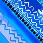 blue brushstroke
