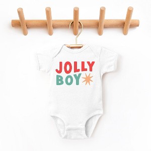 The Juniper Shop Jolly Boy Star Baby Bodysuit - Newborn - White - 1 of 2