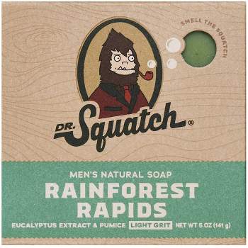 DR. SQUATCH Men's All Natural Bar Soap - Rainforest Rapids - 5oz