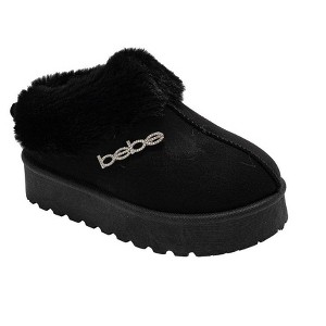 bebe Girls' and Toddler Boots - Kids Winter Snow Boots with Faux Fur Trim, Platform Shoes for Little Kid/Big Kid/Toddler - 1 of 4