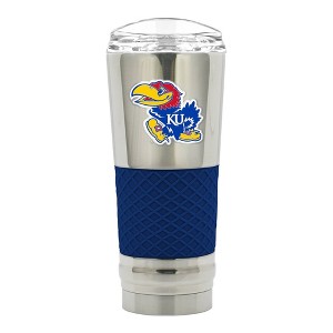 NCAA Kansas Jayhawks 24oz Chrome Draft Tumbler - 1 of 3