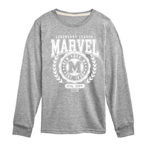 Boys' - Marvel - Avengers Collegiate Long Sleeve Graphic T-Shirt - image 1 of 3