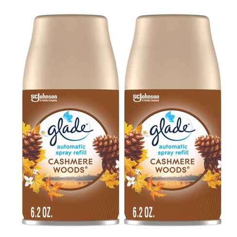 Glade Automatic Spray Air Freshener - Cashmere Woods - 12.4oz/2pk