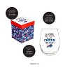 Evergreen Buffalo Bills, 17oz Boxed Stemless Wine - 4 of 4
