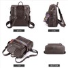 Wikineon Sophisticated Women's Leather Bag in Rich Coffee Tone: Elegant Design with Timeless Appeal, Perfect for Daily Commutes, Business Meetings - 3 of 4