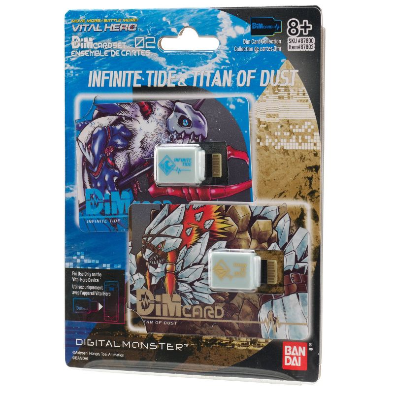 Digimon Vital Hero DIM Card - Infinite Tide &#38; Titan of Dust, 3 of 7