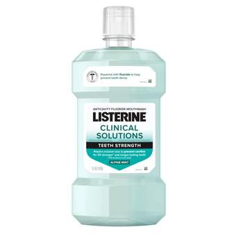 Listerine Clinical Solutions Enamel Strength Mouthwash Alphine Mint - 1L
