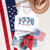Simply Sage Market Women's Land Of The Free 1776 Raceback Tank - 3 of 3
