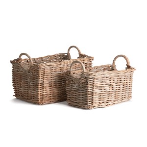 Plum & Post Normandy Halo Rectangular Baskets, Set Of 2 - 1 of 3
