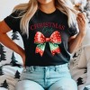Simply Sage Market Women's Coquette Christmas Girly Short Sleeve Graphic Tee - 2 of 4