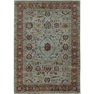 Oriental Weavers Andorra 7155A Blue/ Red Indoor Area Rug - 1'10" x 3'2" - 1 of 4