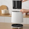 Chopstick Holder Rotary Knife Rack Multi-Functional 360-degree Rotating Kitchen Knife Fork Rack Storage Box White - 4 of 4