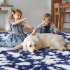 Ultra-Soft Shag Area Rug with Modern Cow Print, Thick Plush Fluffy Carpet, Non-Slip for Living Room, Bedroom, Kids Room or Dorm Home Decor. - 3 of 4