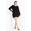 Women's Plus Size Kasey Dress - black | CITY CHIC - image 3 of 4