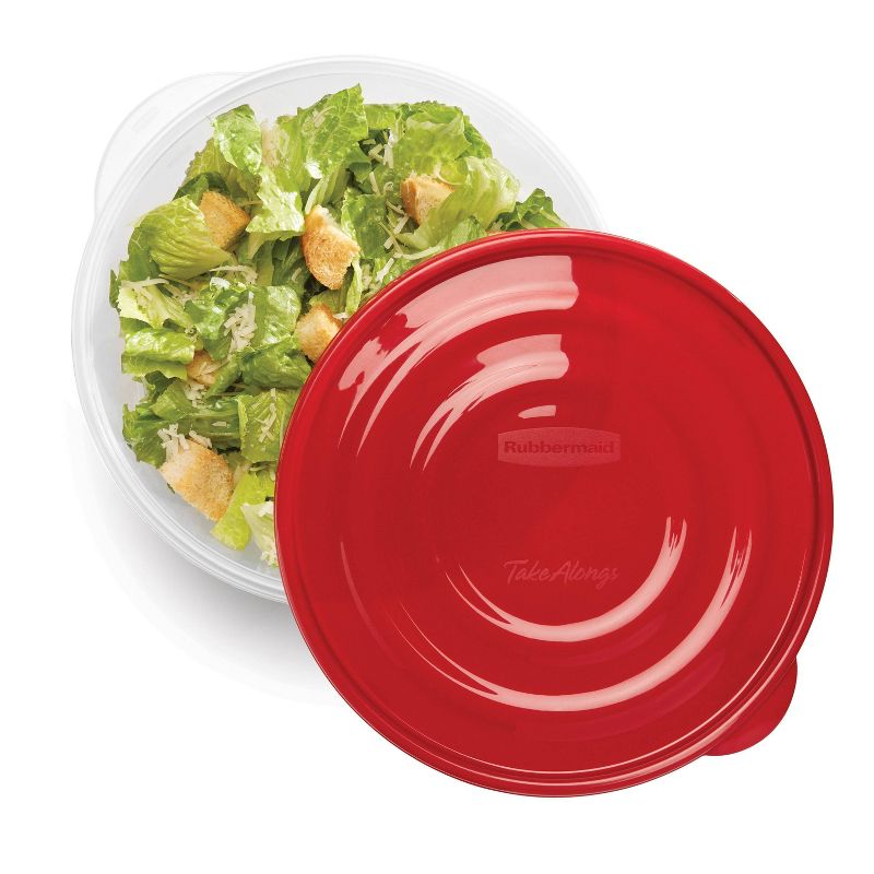 Rubbermaid TakeAlong 15.7 Cup Plastic 2pk Serving Bowls Clear, 4 of 9