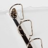2" Fashion Zip Binder Clear - up&up™ - 3 of 3