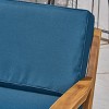 Christopher Knight Home Parma Outdoor Acacia Wood Club Chairs with Water-Resistant Cushions (Set of 2) - 3 of 4