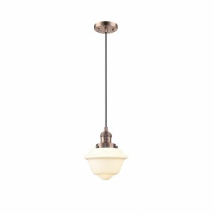 Oxford - 1 Light Cord Hung Mini Pendant In Traditional Style-8 Inches Tall and 7.5 Inches Wide - 1 of 1