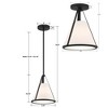Crystorama Lighting Fulton 1 - Light Pendant in  Black - 4 of 4