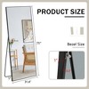PAGED 71"x31.4" Rectangle Full Length Mirror,4th Generation Leaning Floor Full Body Mirror with Solid Wood Frame,Suitable for Bedroom,Cloakroom - 3 of 4