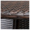 Nelson 3-piece Wicker Patio Bistro Set - Brown - Christopher Knight Home: Outdoor Dining Furniture Set, Weather-Resistant - 4 of 4