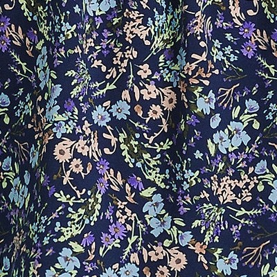 deep sea navy wildflowers