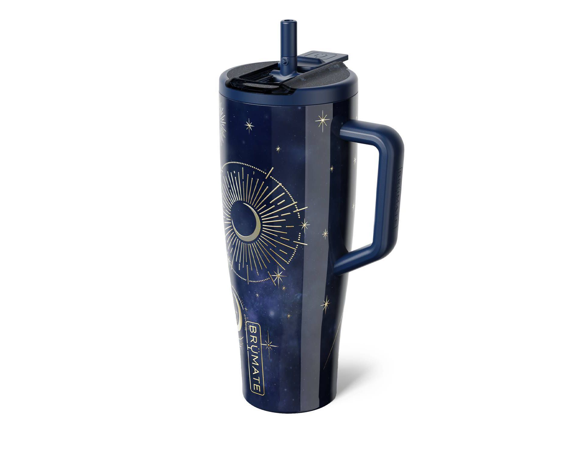 BrüMate x ACOTAR 40 fl oz Stainless Steel Era Flip 100% Leak-Proof Straw Tumbler - Starfall
