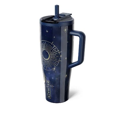 BrüMate x ACOTAR 40 fl oz Stainless Steel Era Flip 100% Leak-Proof Straw Tumbler - Starfall