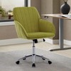 CAVINAS Adjustable Office Chair, Velvet Home Office Desk Chair, Ergonomic Office Chair, Swivel Chair, Backrest Seat, Desk Chair Comfy - 2 of 4