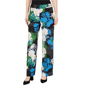 I.N.C International Concepts Womens Floral Crepe Casual Wide Leg Pants, Multicoloured, 16 - 1 of 1