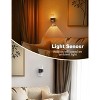 YANSUN 1W Plug-in Light-Controlled Night Light, RGB Color Changing, White Frosted Shade with Translucent Lens, U.S. Two-Prong Plug - 3 of 4