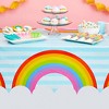 Juvale 3 Pack Rainbow Tablecloth for Party, Pastel Table Covers for Cloud Birthday Decorations for Girls, 54 x 108 In - 3 of 4