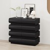 Modern 8 Drawer Wide Dressers Chests for Bedroom, Chest of Drawer Organizer Black, Dresser No Handle, Drawers with Wide Storage - 2 of 4