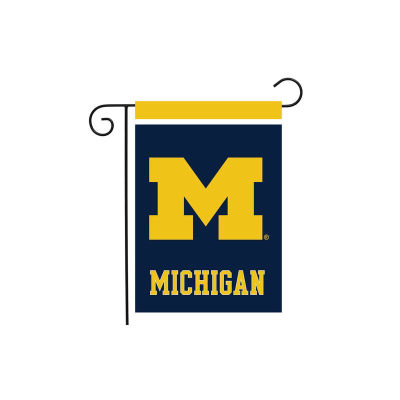 Briarwood Lane Michigan Wolverines Garden Flag NCAA Licensed 12.5" x 18", 2 of 4