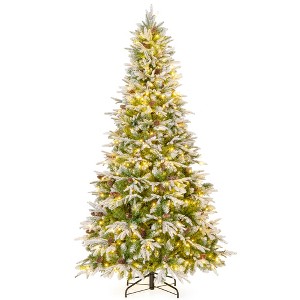 Tangkula 6/7.5/9 ft  Artificial Christmas Tree  w/ 765/1135/1871 Branch Tips 280/470/690 Lights - 1 of 4