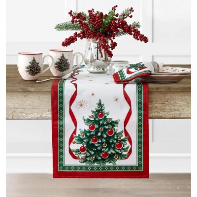 Villeroy & Boch Toy's Delight Engineered Table Runner - Red/Green - 13x70 - Villeroy & Boch