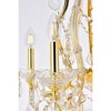 Elegant Lighting Maria Theresa 28 - Light Chandelier in  Gold - 3 of 3