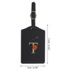 Unique Bargains Letter Luggage Tag Black 1 Pc - 2 of 4