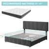 Jojoka Bed Frame with Adjustable Headboard and Storage Drawers,Platform Bed Frames with Wooden Slats Support - 4 of 4