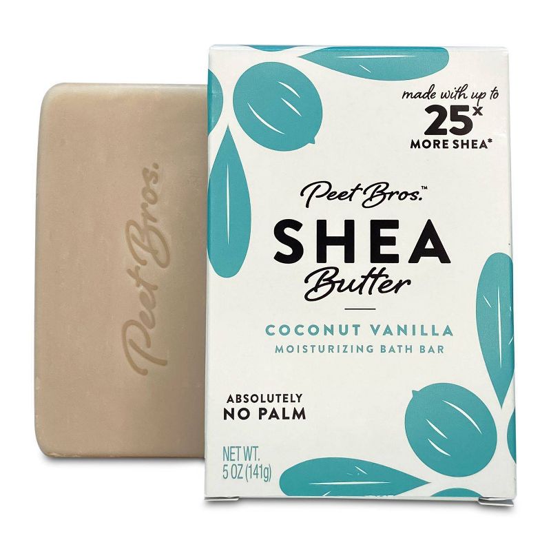 Peet Bros. Shea Butter Bar Soap - Coconut Vanilla - 5oz/2pk, 5 of 9
