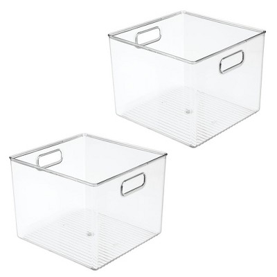 clear toy storage bins