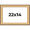 PosterPalooza | Traditional Gold Picture Frame - UV Acrylic, Backing Board, Hanging Hardware Included - 2 of 4