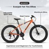 Whisen 26 Inch Fat Tire Bike Adult/Youth Full Shimano 21 Speed Mountain Bike, Dual Disc Brake, High-Carbon Steel Frame - 2 of 4