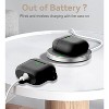 BONGEEK Silicone Apple Airpods 4th Generation - VOTILE 2024 Bling Cover with Keychain, Earbuds Charging Accessory for Women Girls - Black - 4 of 4